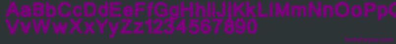 Splatz2 Font – Purple Fonts on Black Background