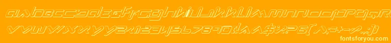 Xephsi Font – Yellow Fonts on Orange Background