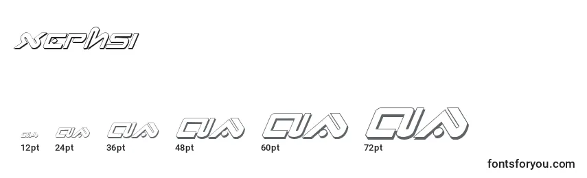 Xephsi Font Sizes