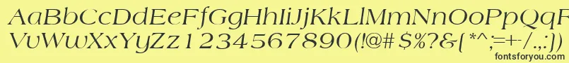 Más sobre la fuente AmherstItalic fuente AmherstItalic – Fuentes Negras Sobre Fondo Amarillo