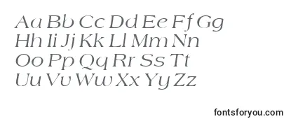 Обзор шрифта AmherstItalic