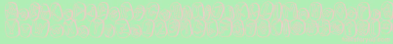 RunezOfOmegaTwo Font – Pink Fonts on Green Background