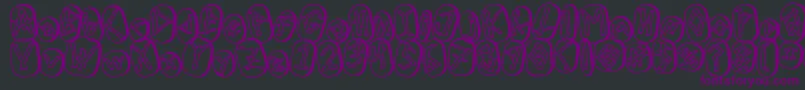 RunezOfOmegaTwo Font – Purple Fonts on Black Background