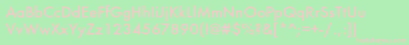 Lisätietoja Futuramediumc-fontista Futuramediumc-fontti – vaaleanpunaiset fontit vihreällä taustalla