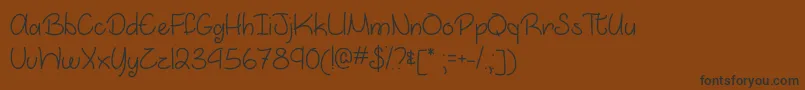 More about MarchIntoSpringOtf Font MarchIntoSpringOtf Font – Black Fonts on Brown Background