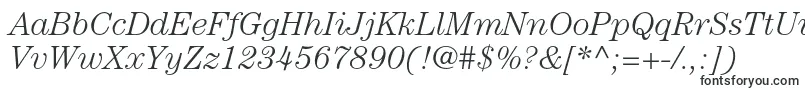 CenturystdLightitalic Font – Popular Fonts