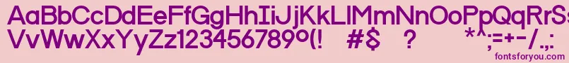 ProgressOrdinWin Font – Purple Fonts on Pink Background