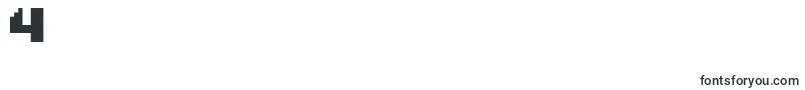 Larcher-Schriftart – Schriften für die Ziffer 4