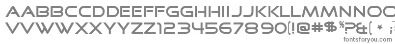 GoodTimes-fontti – harmaat kirjasimet valkoisella taustalla