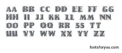 Linolettercutragged ffy Font