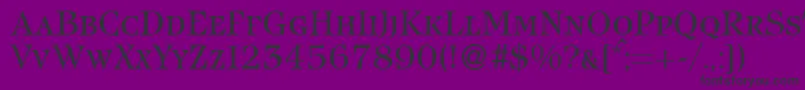 IcebergsmcRegularDb Font – Black Fonts on Purple Background