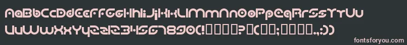 PlanetaryOrbiter Font – Pink Fonts on Black Background