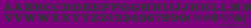 ALatinotitulbr Font – Black Fonts on Purple Background