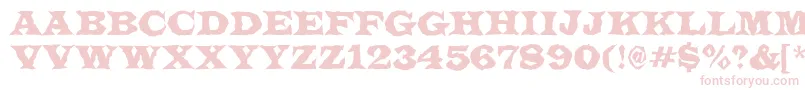 ALatinotitulbr Font – Pink Fonts on White Background