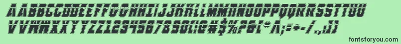 More about AnitllesLaserAcademyItalic Font AnitllesLaserAcademyItalic Font – Black Fonts on Green Background