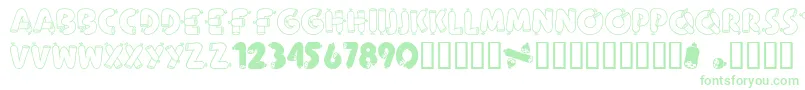 AlphaSausage Font – Green Fonts