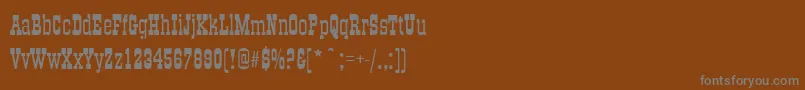 Шрифт Oldtown – серые шрифты на коричневом фоне