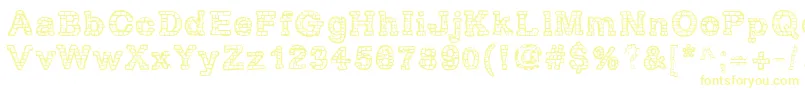 RhBrickhausProtoVertebra Font – Yellow Fonts