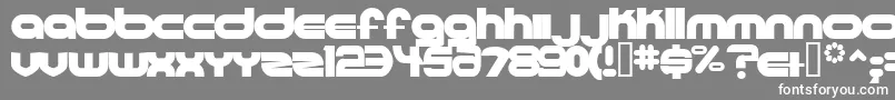 Ultraworld Font – White Fonts on Gray Background