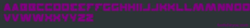 Featured Font – Purple Fonts on Black Background