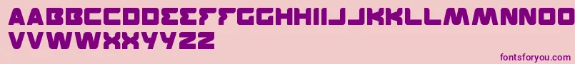 Featured Font – Purple Fonts on Pink Background
