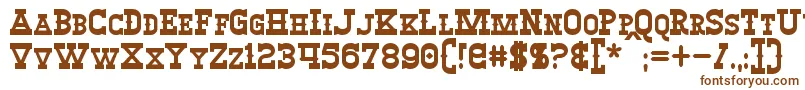 Шрифт WinslettBold – коричневые шрифты