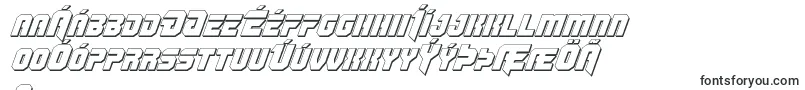 Шрифт Omegaforce3Dital11 – исландские шрифты