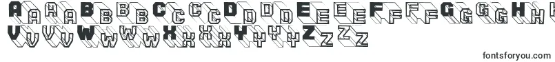 Threedeetwobeta Font – Fonts for Linux