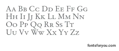 Review of the Originalgaramondsccbt Font