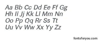 Helvarimediumitalic Font
