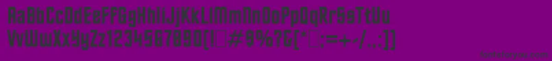 Шрифт Oldtrek – чёрные шрифты на фиолетовом фоне
