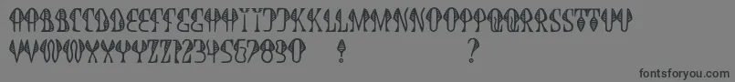 JmhCobra Font – Black Fonts on Gray Background