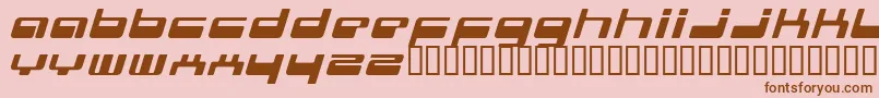 Genotype Font – Brown Fonts on Pink Background