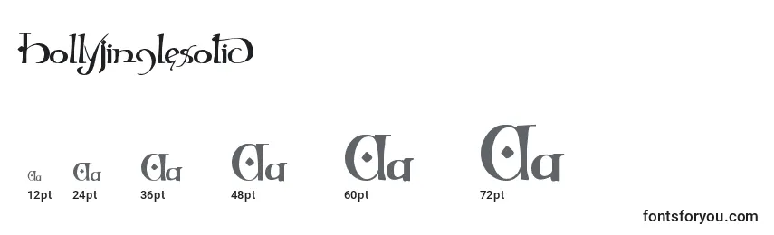 Hollyjinglesolid Font Sizes