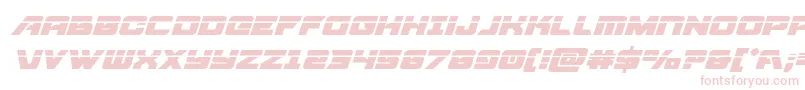 Aircruiserlaserital Font – Pink Fonts on White Background