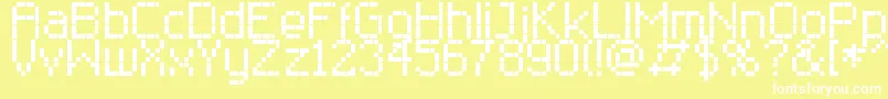 RittswoodclassicRegular Font – White Fonts on Yellow Background