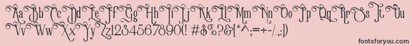 More about VictorianParlorVintageAlternateFree Font VictorianParlorVintageAlternateFree Font – Black Fonts on Pink Background