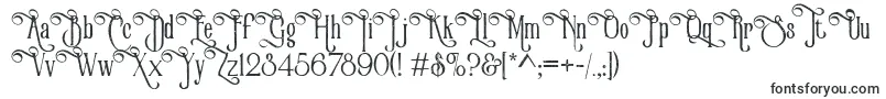 Шрифт VictorianParlorVintageAlternateFree – древние шрифты