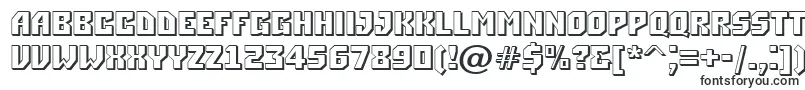 Шрифт ASimpler3D – рельефные шрифты