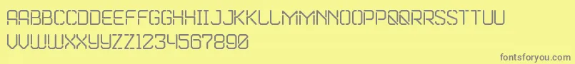 Marske Font – Gray Fonts on Yellow Background