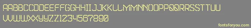 Marske Font – Yellow Fonts on Gray Background