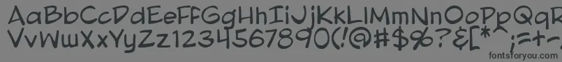 BlambotProLite Font – Black Fonts on Gray Background