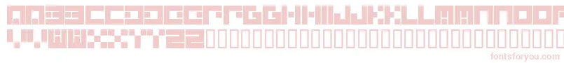 AlphaquantumglyphsetRegula Font – Pink Fonts on White Background