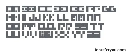 Schriftart AlphaquantumglyphsetRegula