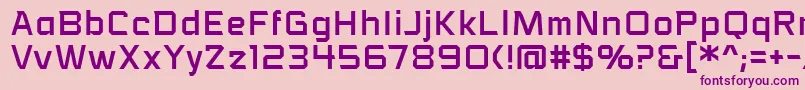 VoiceactivatedbbReg Font – Purple Fonts on Pink Background