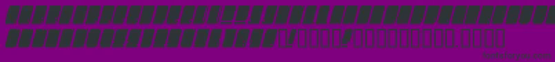フォントOms – 紫の背景に黒い文字