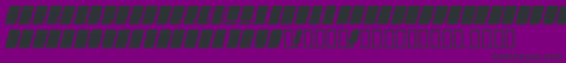 Oms Font – Black Fonts on Purple Background