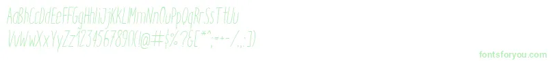ItaloLightItalic Font – Green Fonts