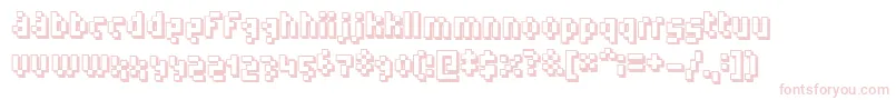 Humanoid ffy Font – Pink Fonts on White Background