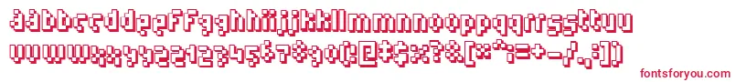フォントHumanoid ffy – 赤い文字